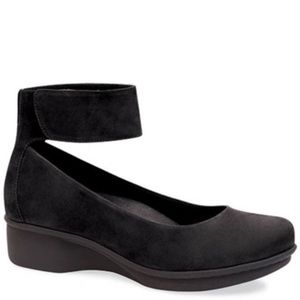 Dansko LuLu Ankle Strap Wedge Mary Jane